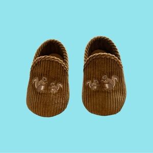 Ralph Lauren squirrel baby shoes